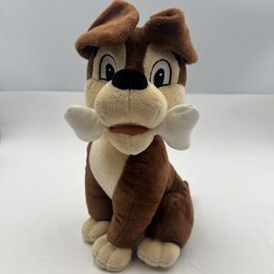 Disney Lady & The Tramp Scamp W/ Bone 10"‎ Plush Stuffed Animal